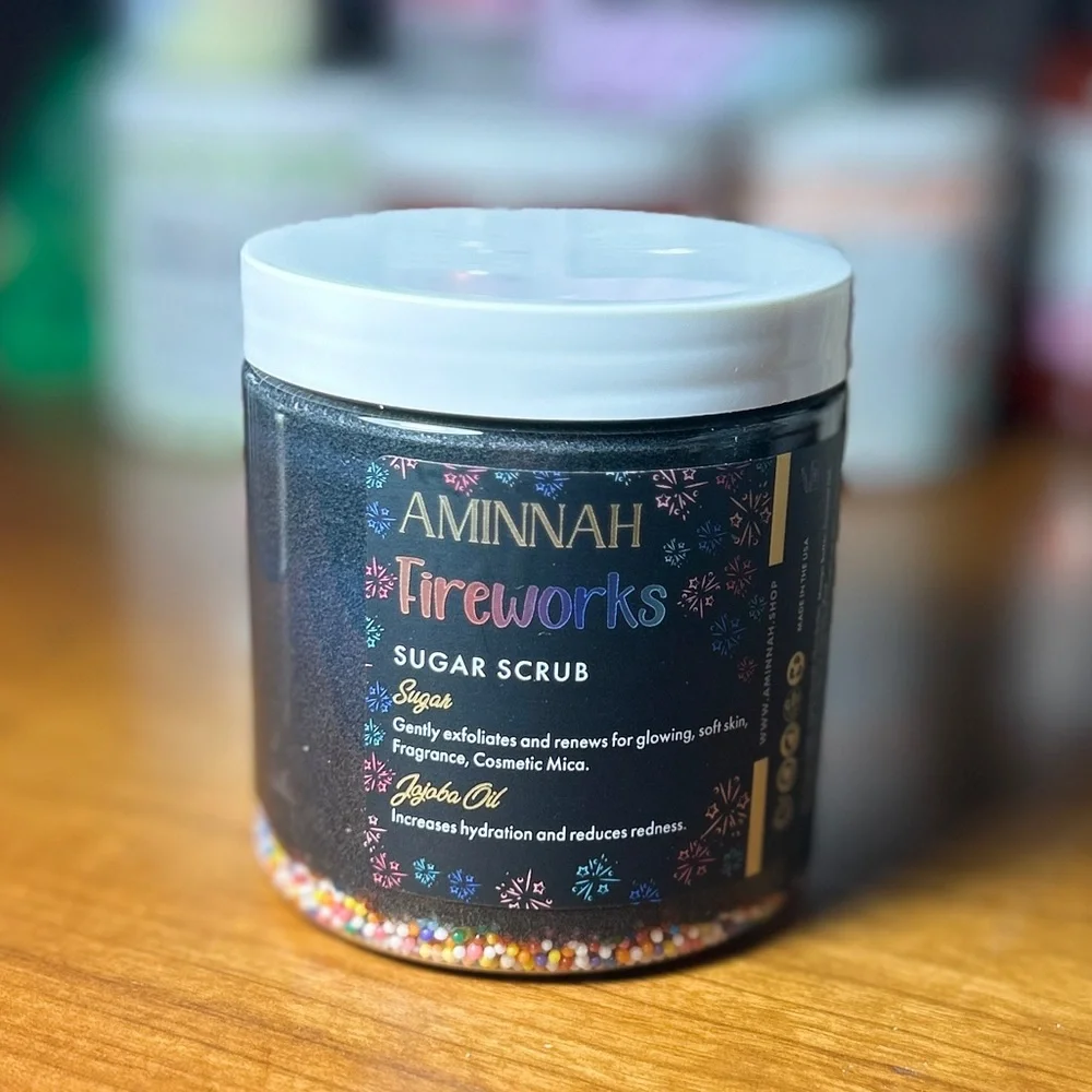 Aminnah Fireworks Sugar Scrub - Limited Edition NEW!